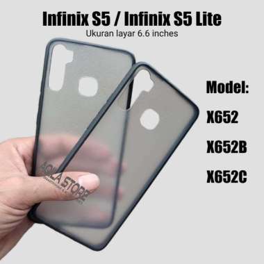 Fuse Case Infinix S5 / S5 Lite / X652 Case Ttansparant Doff 001 Infinix S4 Putih