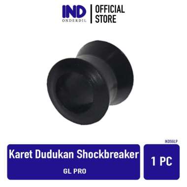 IND Onderdil Karet Dudukan Shock-Shockbreaker Belakang Tiger Lama-New - Mega Pro HItam