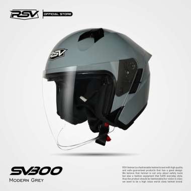 HELM RSV SV300 MODERN GREY DOUBLE VISOR XL
