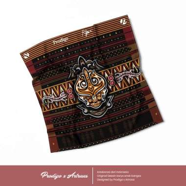 Prodigo * Slayer Bandana Ulos | Paisley Scarf Syal Ikat Kepala | Masker Penutup Mulut Berkendara ULO