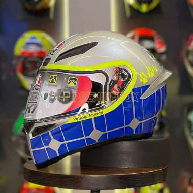 AGV K1 ROSSI MUGELLO 2015 L BLUE SILVER DOFF