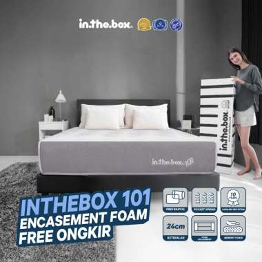 INTHEBOX 101 Kasur Springbed[Matras Only] Free Bantal 180 x 200 PUTIH