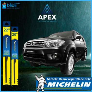 MICHELIN FRAMELESS WIPER GF63 FOR FORTUNER 2005 - 2010