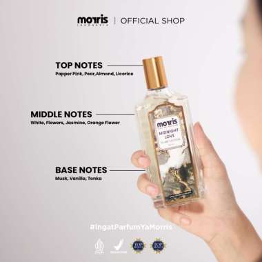 Morris EDP Glam Edition 100ml - Parfum Wanita Midnight Love-Hitam