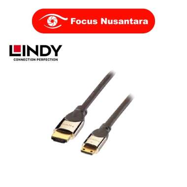 FOCUS NUSANTARA - Lindy Cromo HDMI to Mini HDMI 41438 (3) BLACK