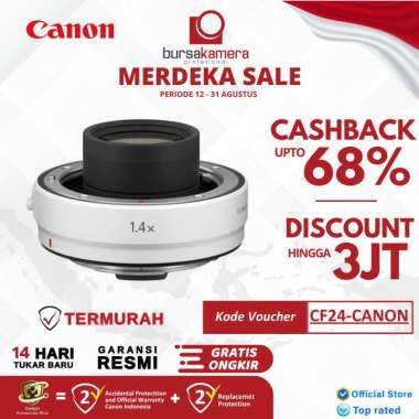 Canon Lens Extender RF 1.4x white black