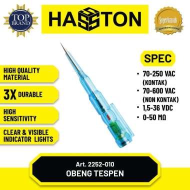 HASSTON PROHEX Obeng Tespen (2252-010) Multi Color