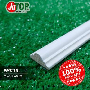WAINSCOTING LIS DINDING KAYU PMC-10 Moulding - white