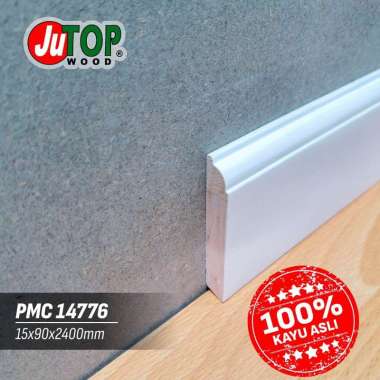 Wainscoating lis dinding kayu PMC-14776 Moulding - wihite