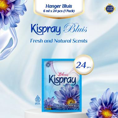 Kispray Bluis Pelicin dan Pelembut Pakaian Hanger [24 Pcs x 7 mL] -