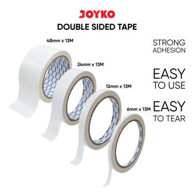 Double Sided Tape Perekat 2 Sisi Joyko 24mm x 13M