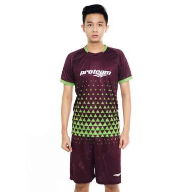 Proteam Jersey 3Line Futsal Maroon-Green L Maroon Green