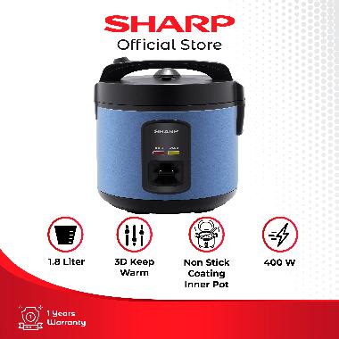 SHARP KS-G18MH BZ/BL Rice Cooker 400 Watt [1.8 L]