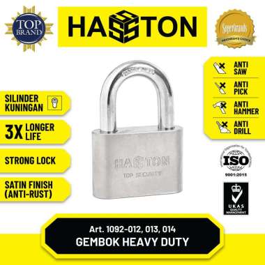 HASSTON PROHEX Gembok 40mm (1092-012) Gembok 40mm