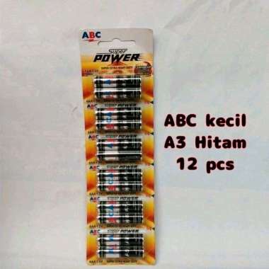 ABC Baterai Super Power AAA [2 pcs & 12 pcs] Baterai ABC/ Baterai AAA/ Baterai ABC AAA/ Baterai A3 [