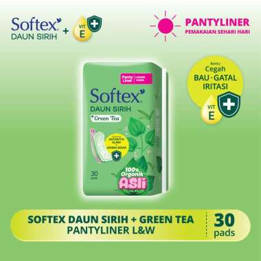 Promo Harga Softex Pantyliner Daun Sirih Longer and Wider 30 pcs - Blibli