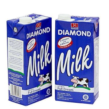 Susu Diamond Full Cream Susu UHT (1 Liter)