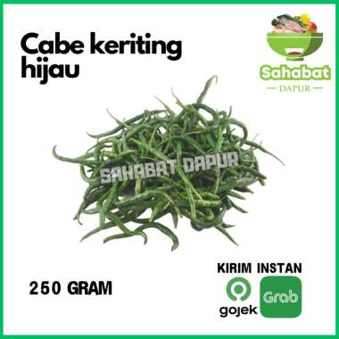 Cabai Hijau Keriting/Cabai Keriting Hijau 250gr - Sahabatdapur