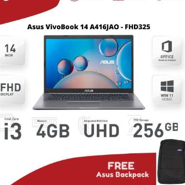 ASUS VIVOBOOK 14 A416JAO - FHD325 - i3-1005G1 - SSD 256GB - SLATE GREY