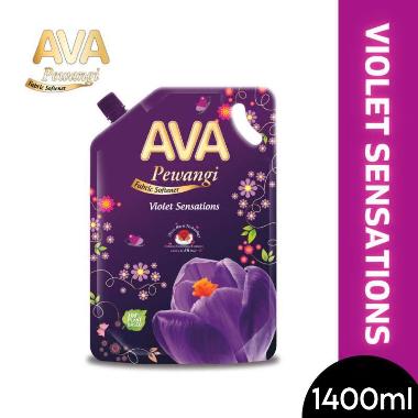 Ava Fabric Softener Violet Sensation Pewangi Pakaian [1400 mL]