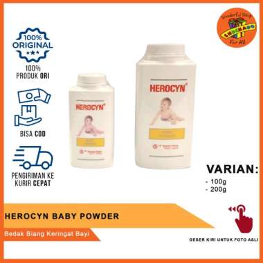 HEROCYN BABY POWDER - Bedak Biang Keringat Bayi 200g