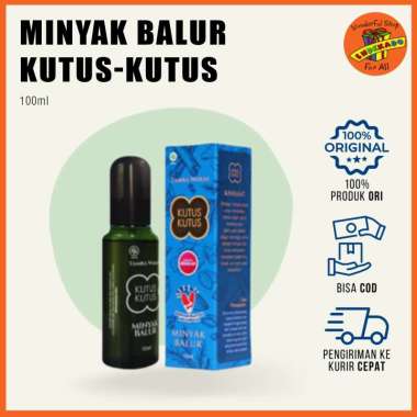 KEMASAN BARU!! MINYAK KUTUS KUTUS ASLI 100ML - Minyak Kutus Kutus