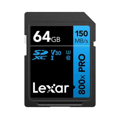 Lexar High Performance SDXC / SD Card 64Gb 120MBps 800x