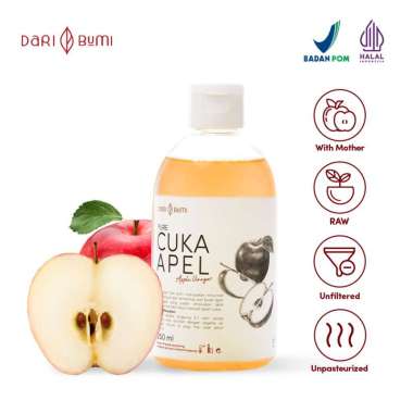 Cuka Apel 250 ml Asli Daribumi Minuman Diet Premium Pure Original