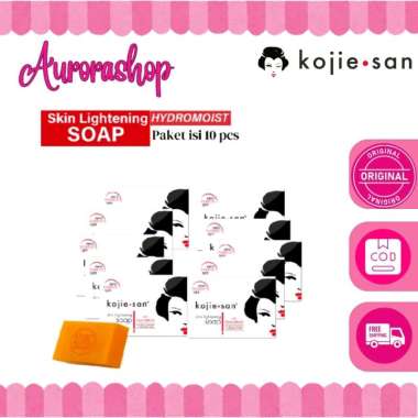 [PROMO] Kojie San Skin Lightening Soap with Hydromoist Paket Isi 10 Pcs 65gr