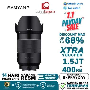 BKP Samyang AF 35mm F1.4 FE II Lens for Sony E Mount Original RESMI
