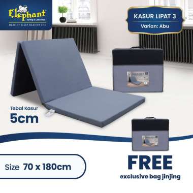 Elephant Kasur Lantai Lipat 3 [Free Tas] Random