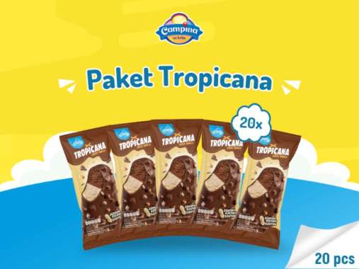 Promo Harga Campina Tropicana Choco Vanilla 55 ml - Blibli