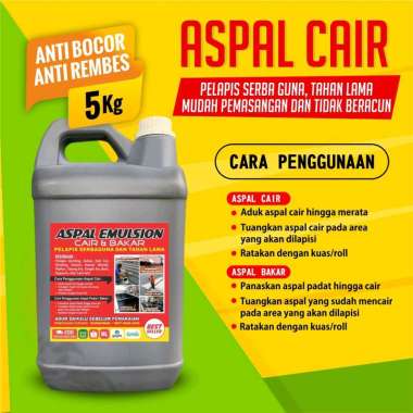 ASPAL CAIR 5 KG asphalt emulsion / aspal waterproofing/ pelapis anti Rembes anti bocor