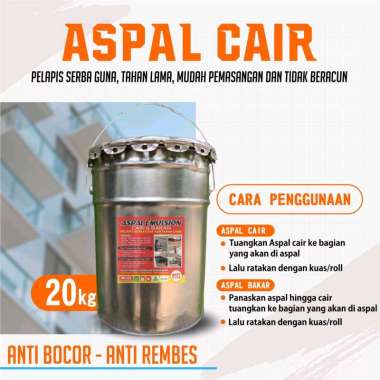 ASPAL CAIR 20 KG asphalt emulsion / aspal waterproofing/ pelapis anti Rembes anti bocor