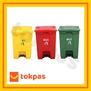 (Gosend/Grab) Tempat Sampah Multifungsi Kuat Awet Kapasitas Besar Tempat Sampah Injak Dengan Tutup T
