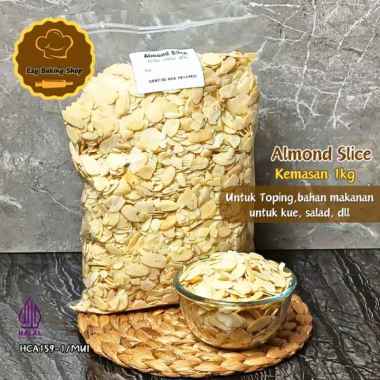EZY BAKING SHOP Mentah Slice Kacang Almond 1kg
