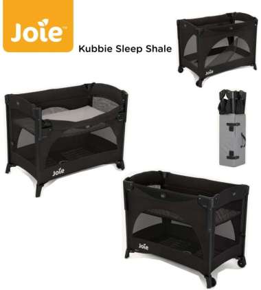 Joie Kubbie Sleep Foggy Grey / Box Tidur Bayi / Tempat Tidur Bayi Lipat SHALE
