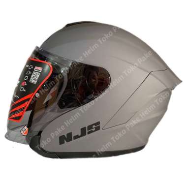 HELM NJS KAIROZ GREY ABU DOF HALF FACE XL