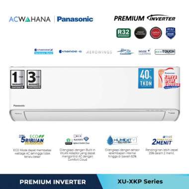 Panasonic AC Split Premium Inverter 2 1/2 PK ( 2.5 PK ) - CS/CU-XU24XKP | XU24-XKP