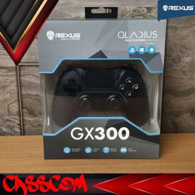 Gamepad Rexus GX300 Joystick Bluetooth GX-300 Wireless Dual Connection Hitam V2