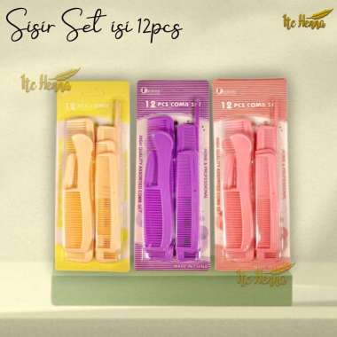 Sisir Rambut Set isi 12 pcs