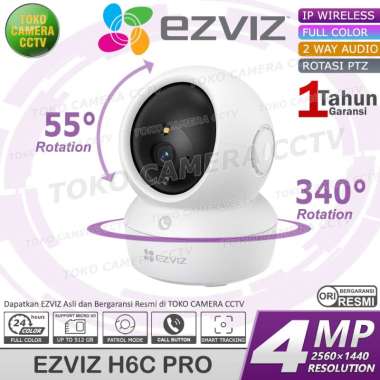 CCTV WIFI KAMERA IP CAMERA EZVIZ C6N 4MP 2K TANPA MEMORI