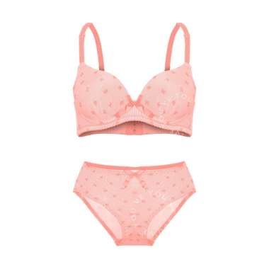 You've (YouHave) 000512 Bra Set Pakaian Dalam Wanita Black 38