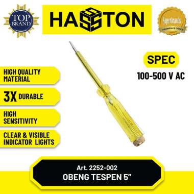 HASSTON PROHEX Obeng Tespen (2252-001) 5 inch