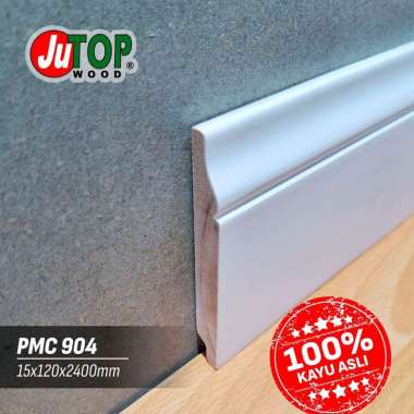 Wainscoting Lis Dinding Kayu PMC-904 Moulding - white