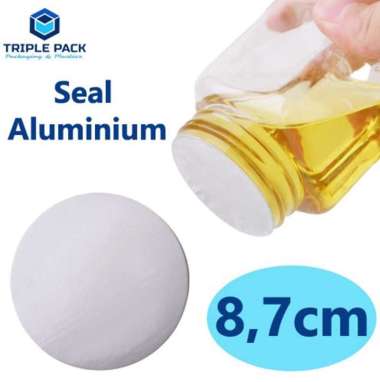 Seal Aluminium Foil 8,7 cm Seal Induksi Tutup Toples Botol PET 87mm