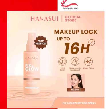 Hanasui Fix & Glow Setting Spray Face Mist 60ml