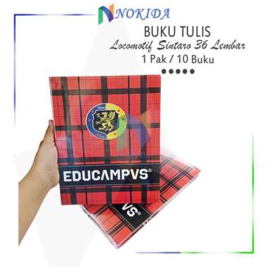Nokida Buku Tulis Sekolah Campus Sintaro 1 Pack [B5/Isi 36/50 Lembar] / Alat Tulis Buku Locomotif Ka