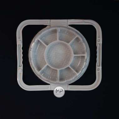 NEW! Mika Tumpeng Mini GAGANG SEKAT 8 /Tumini dapur solo -50pcs Putih