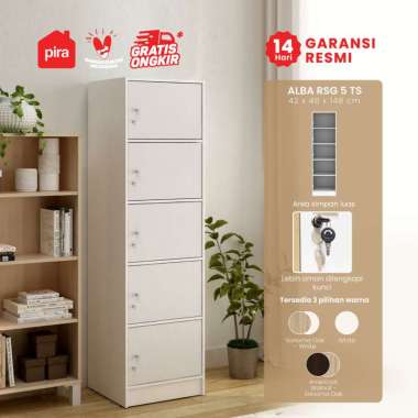 Pira Metropolis - Alba RSG 5 TS Lemari Susun / Bufet ALB RSG 5 TS WHITE